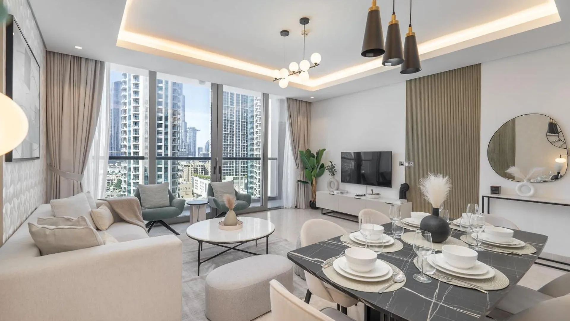 3 Bedroom Apartment In Sterling West With Full Burj Khalifa Views Dubai United Arab Emirates